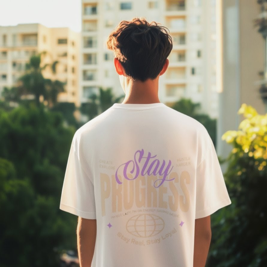 Graphic T-Shirt - Stay in Progress Edition