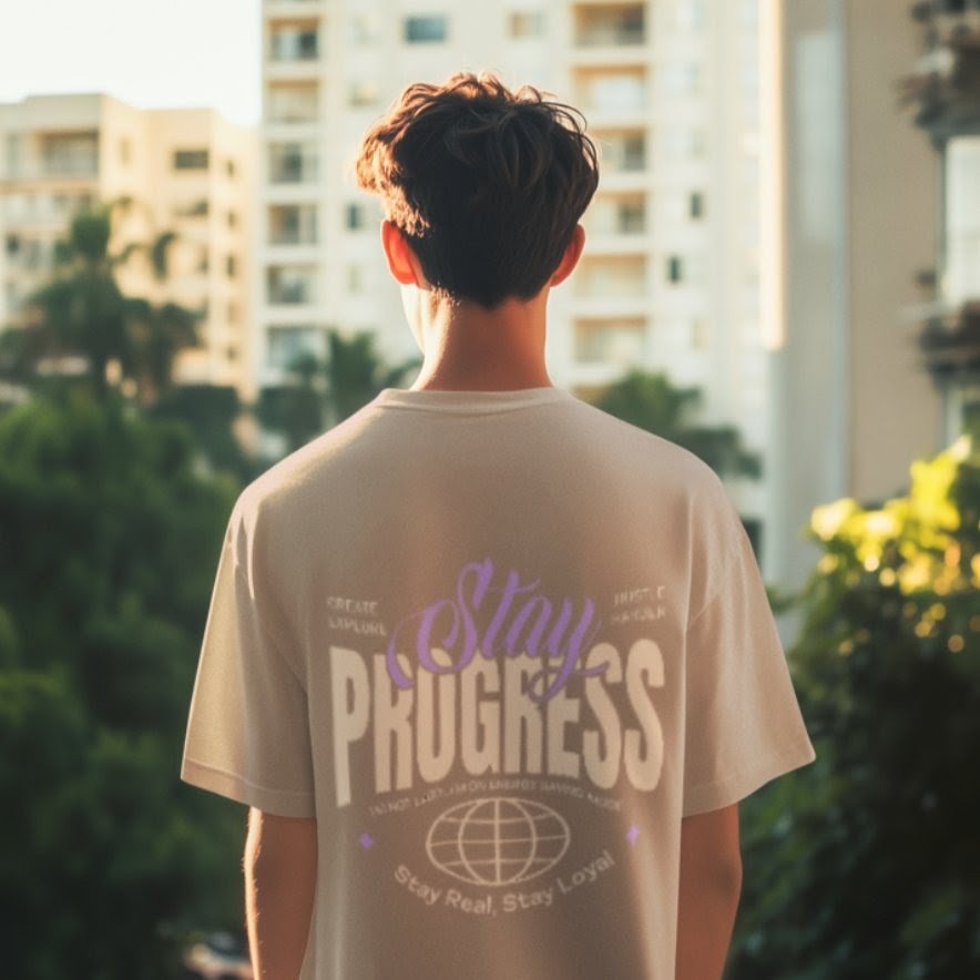 Graphic T-Shirt - Stay in Progress Edition