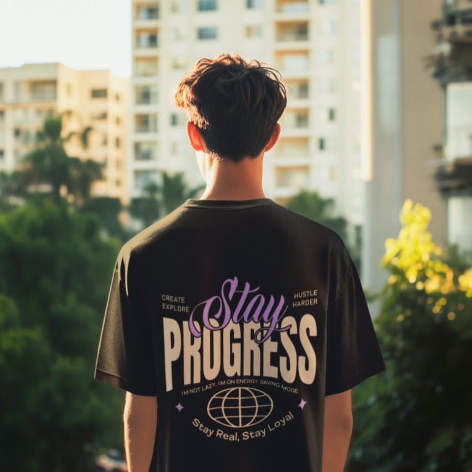 Graphic T-Shirt - Stay in Progress Edition