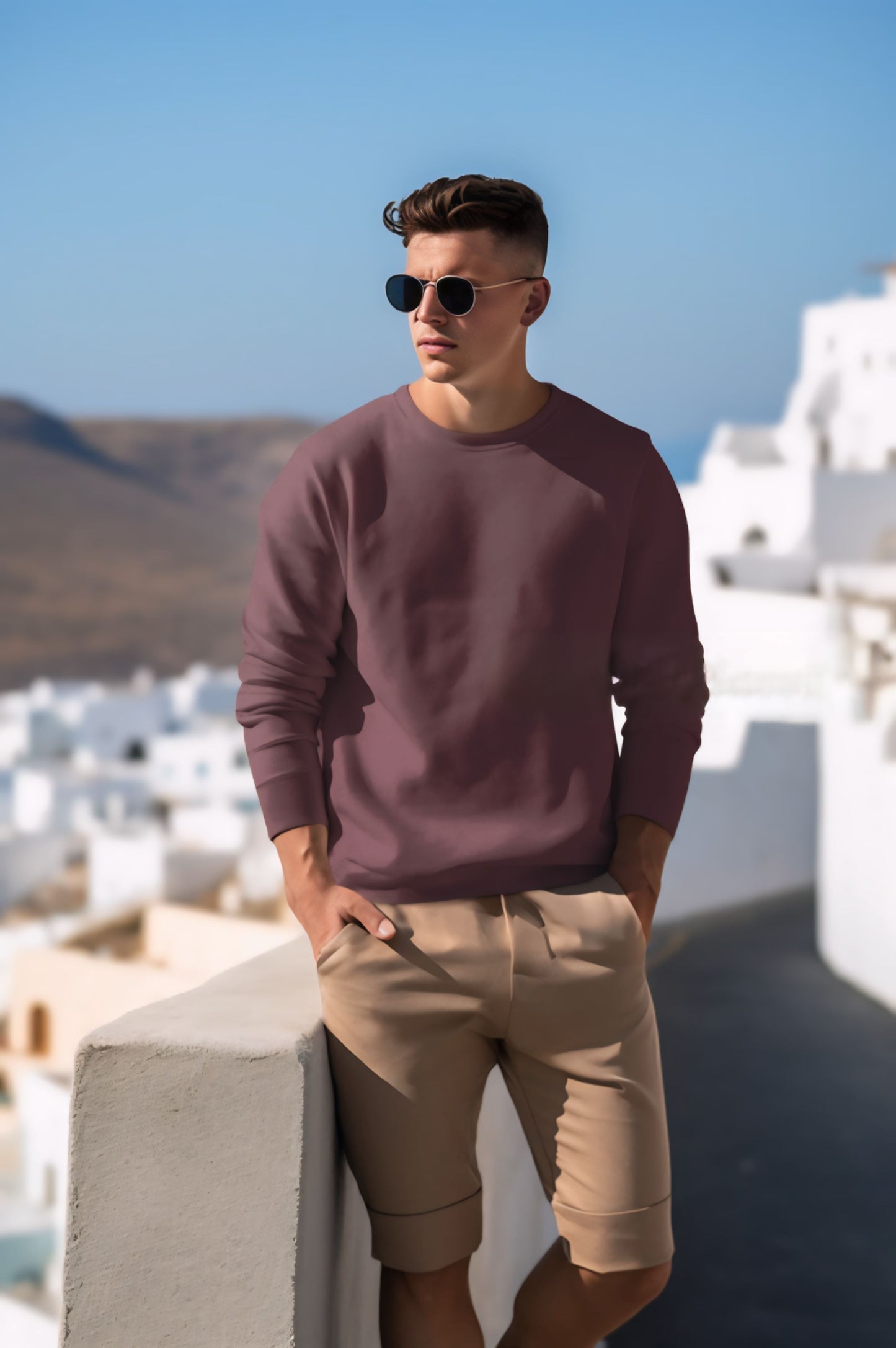 Sweatshirt 100% Cotton 300 GSM Ring Spun Super Combed | 6 colours |