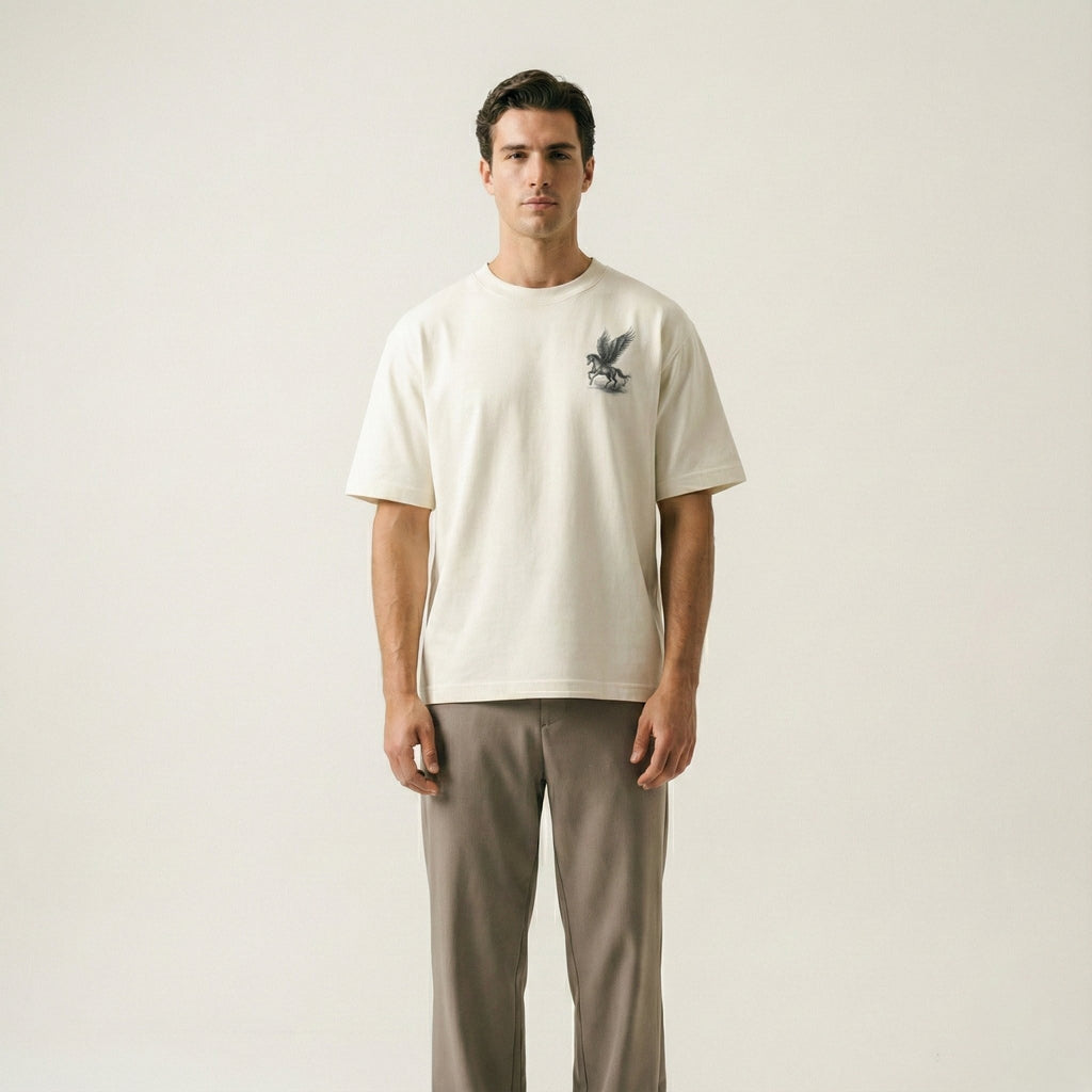 Pegasus Ascend Premium 220 GSM Oversized Tee
