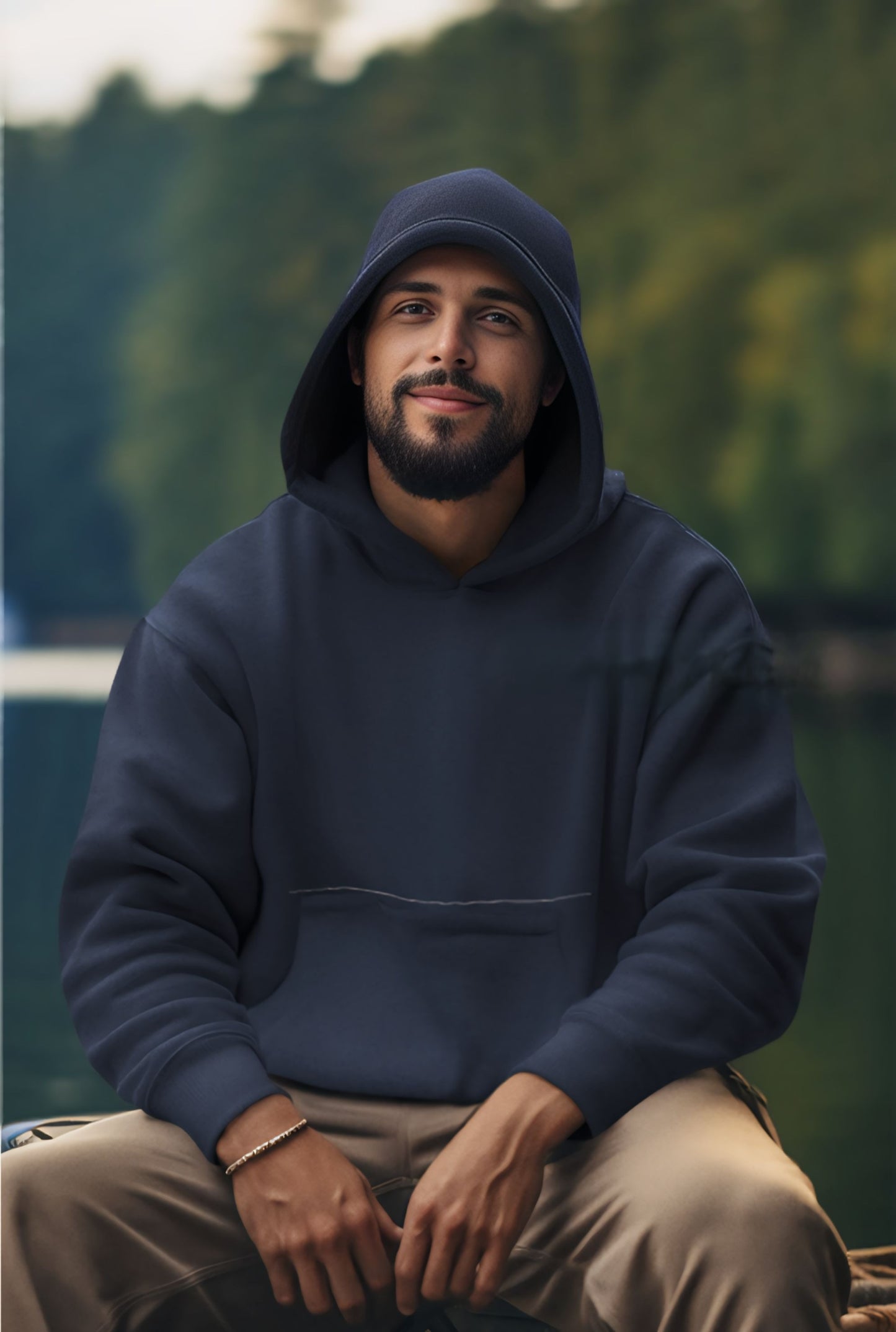 Premium 300 GSM Hoodie | 100% Ring-Spun Super Combed Cotton