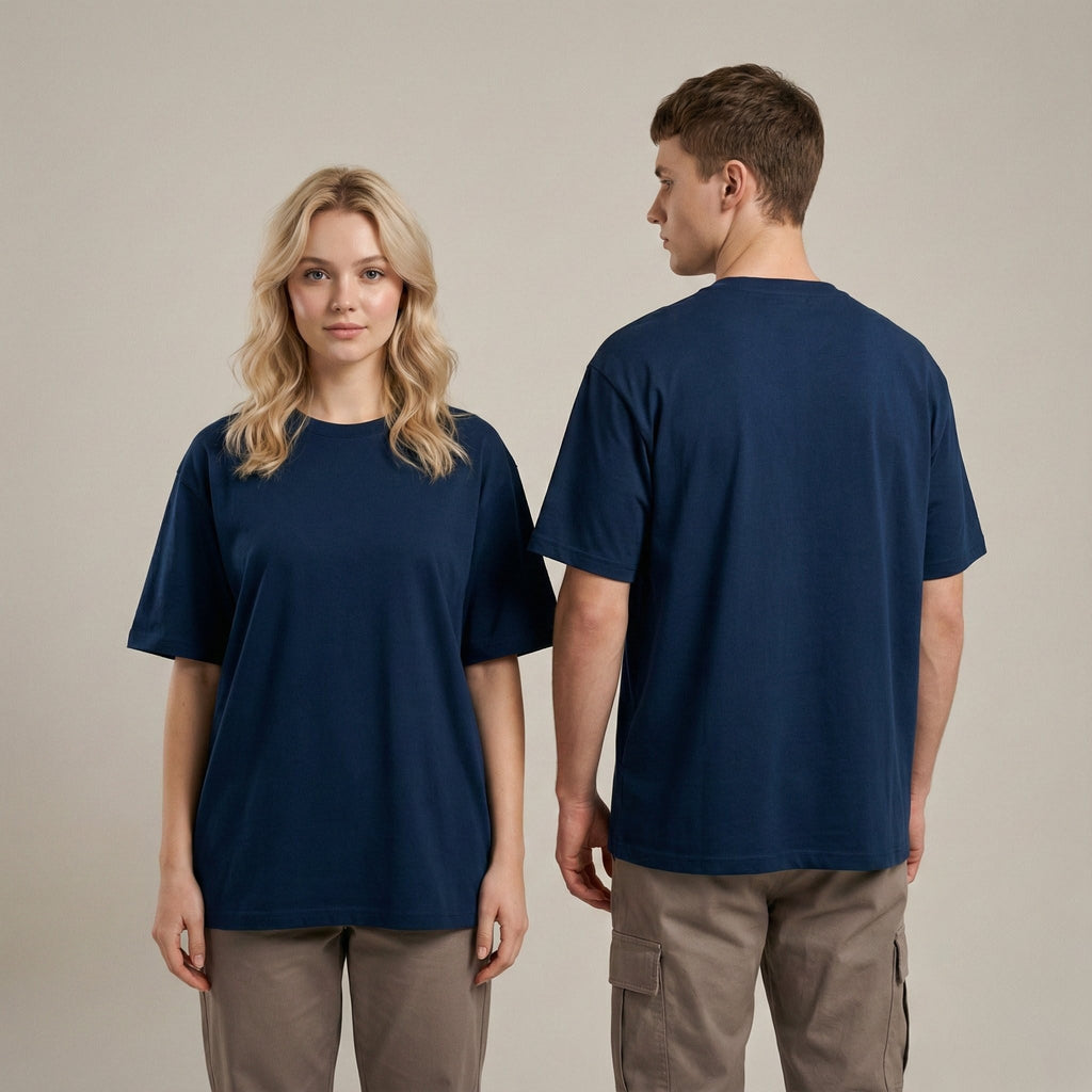 Plain colour 240 GSM Oversized Tee