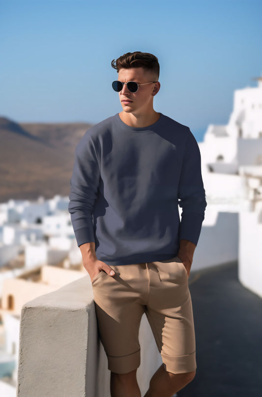 Sweatshirt 100% Cotton 300 GSM Ring Spun Super Combed | 6 colours |