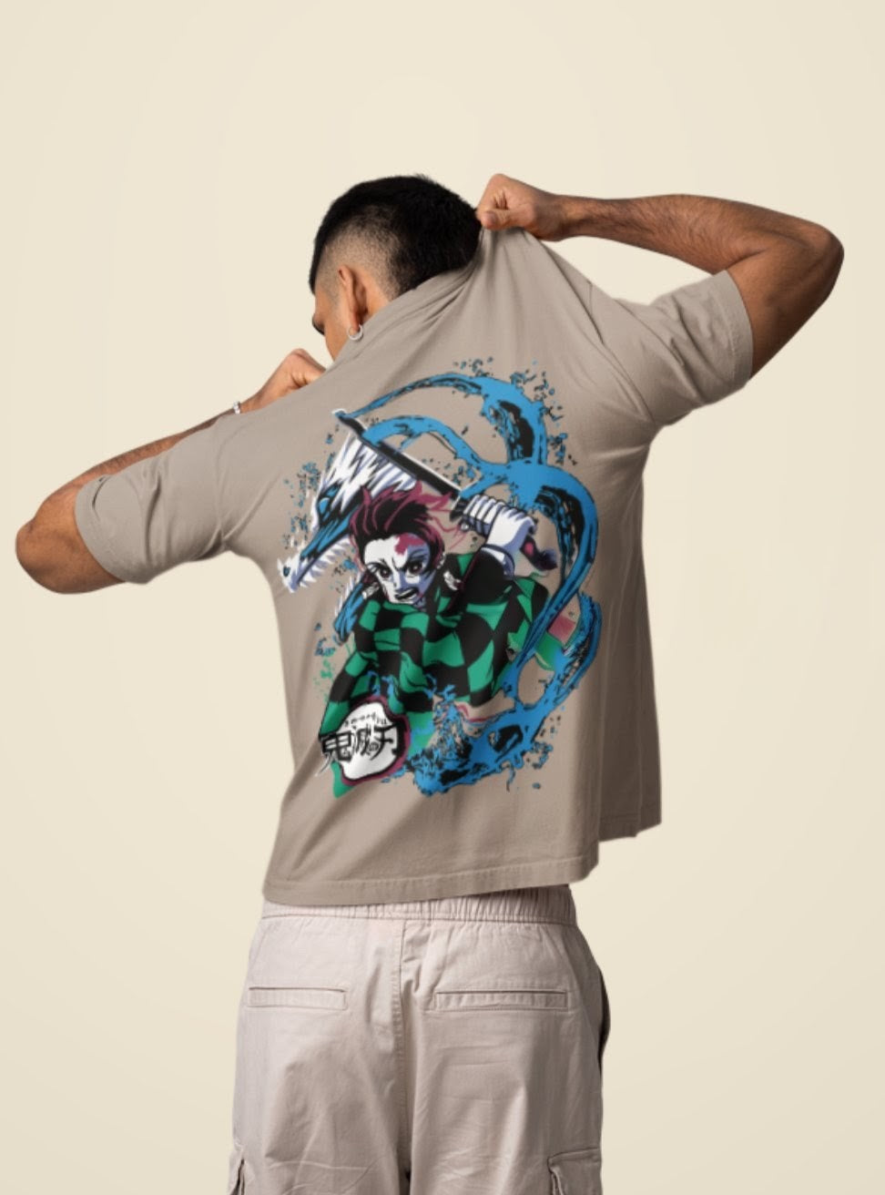 Tanjiro Water Breathing 220 GSM Oversized