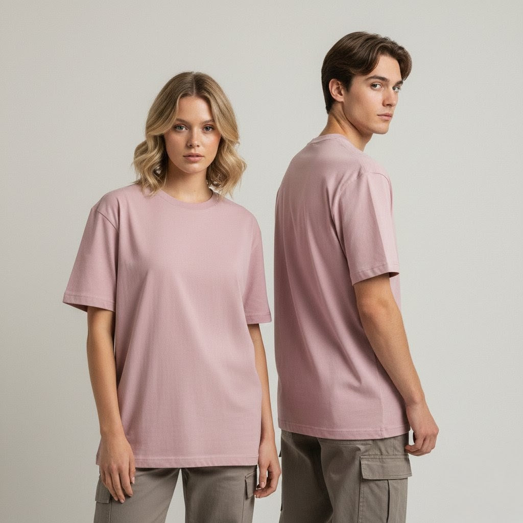 Plain colour 240 GSM Oversized Tee