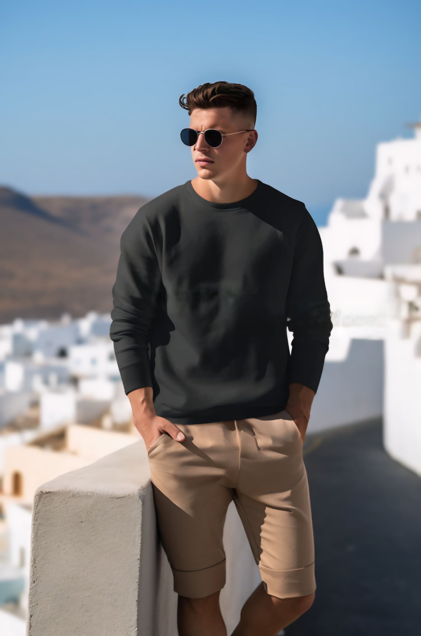 Sweatshirt 100% Cotton 300 GSM Ring Spun Super Combed | 6 colours |