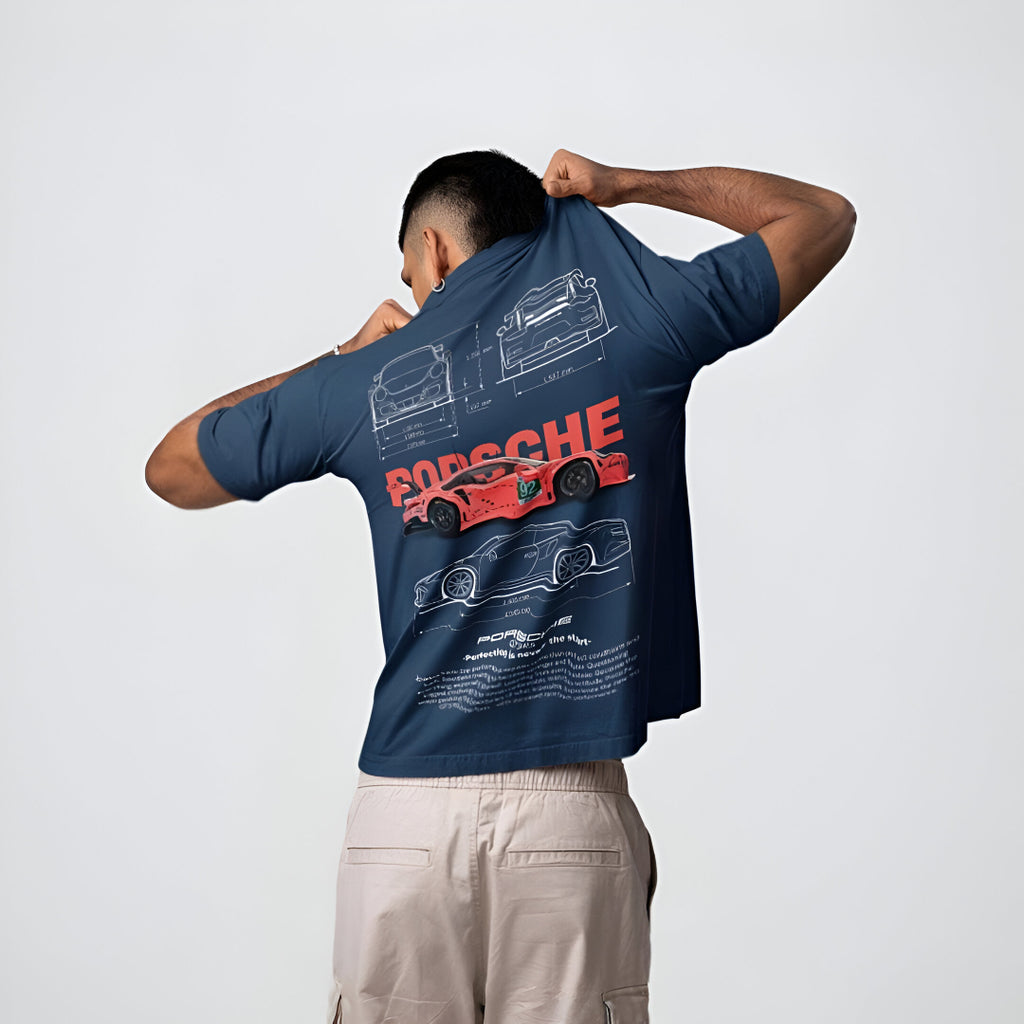 Porsche GT3 Blueprint 220 GSM Oversized Tee