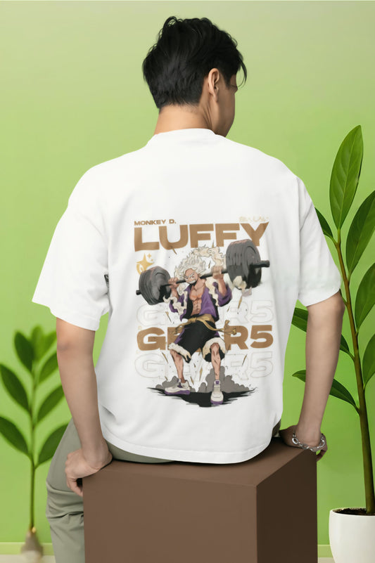 Monkey D. Luffy Gear 5 Anime T-Shirt - One Piece Gym & Streetwear Style