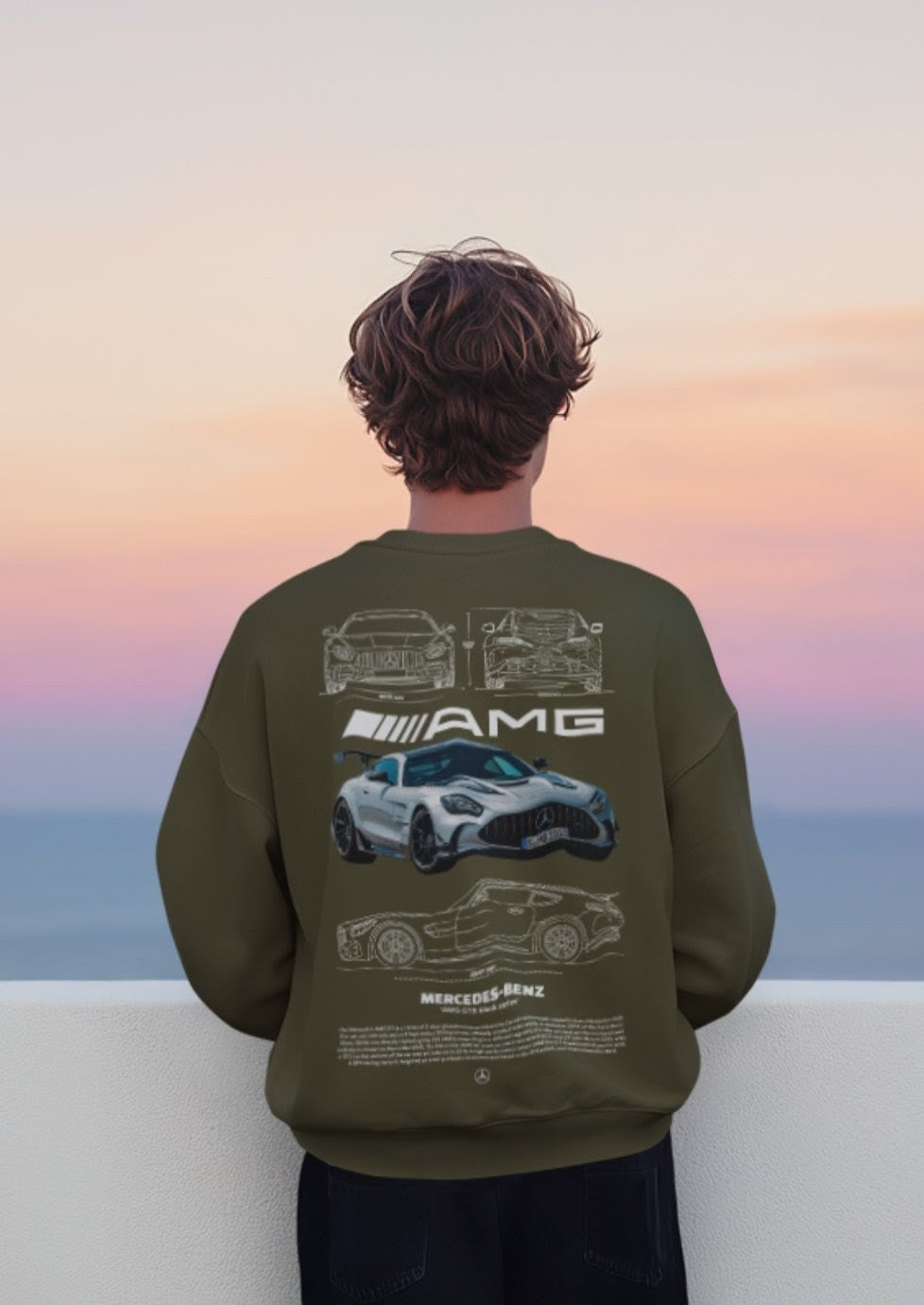 AMG GT  350gsm Sweatshirt