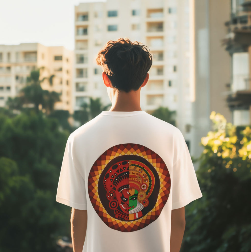 Kathakali & Theyyam 220 GSM Oversized Tee