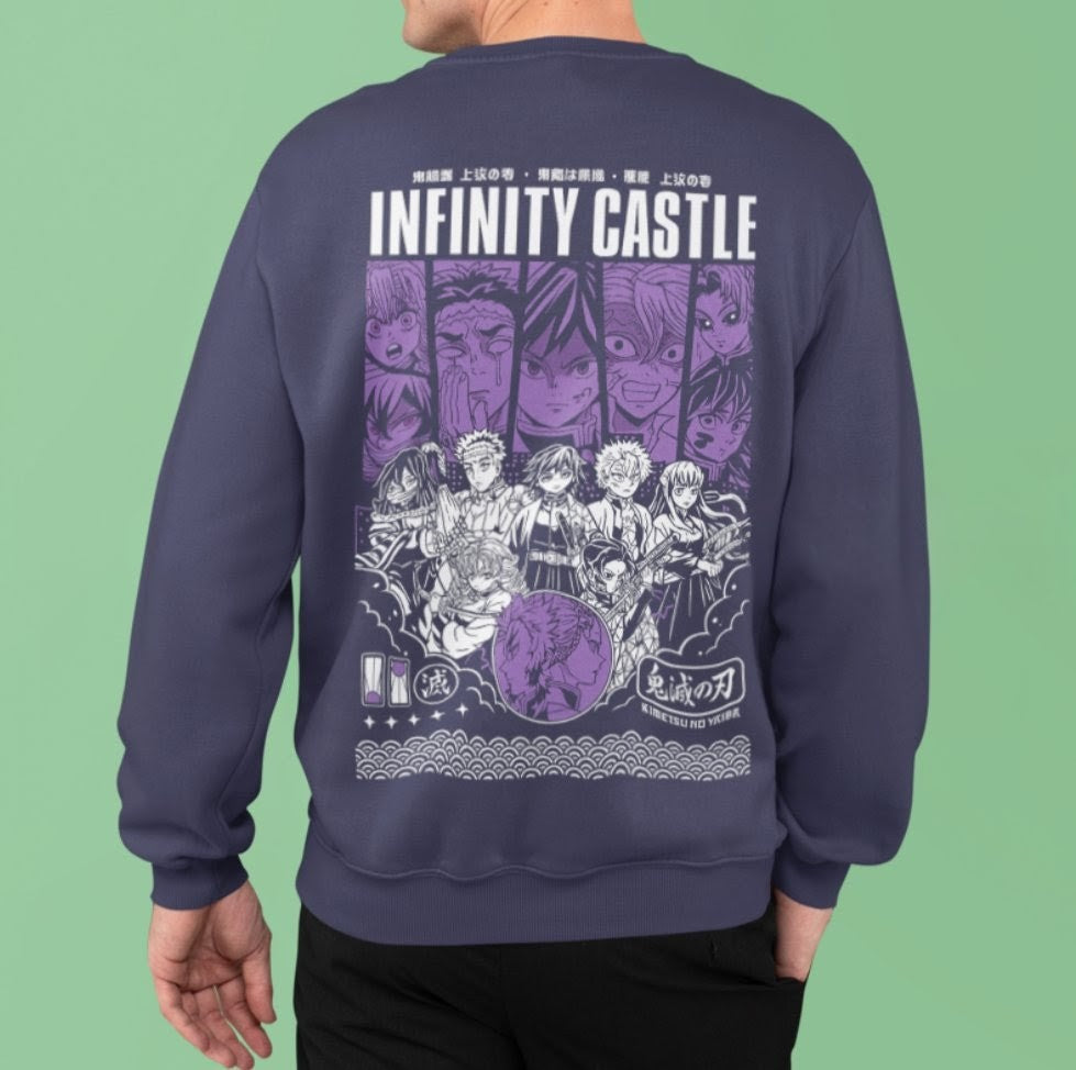 Infinity Castle 350 GSM Oversized Tee