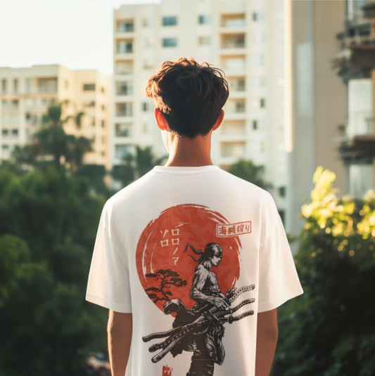 Premium Samurai Ink Art T-Shirt - 200 GSM, 100% Cotton