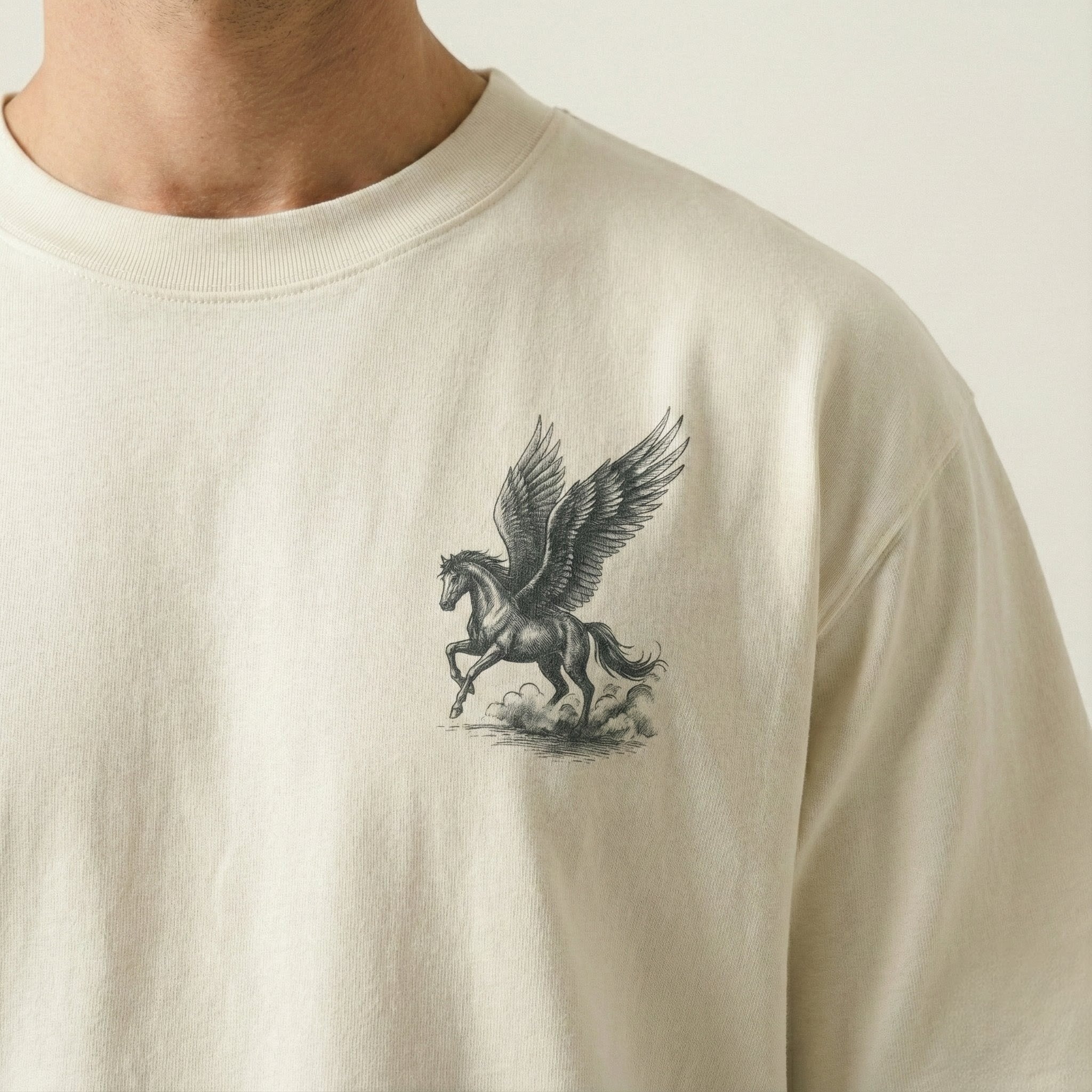 Pegasus Ascend Premium 220 GSM Oversized Tee