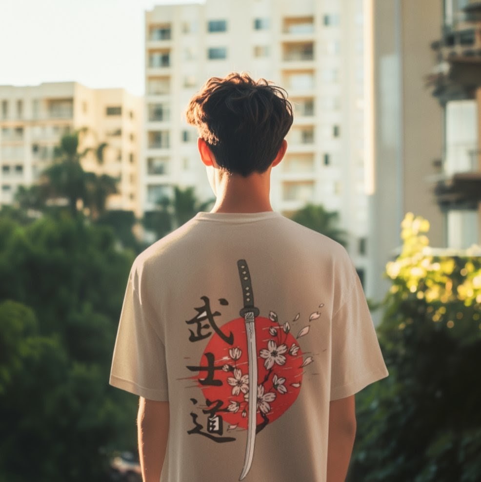Bushido Spirit Oversized T-Shirt - 200GSM Cotton