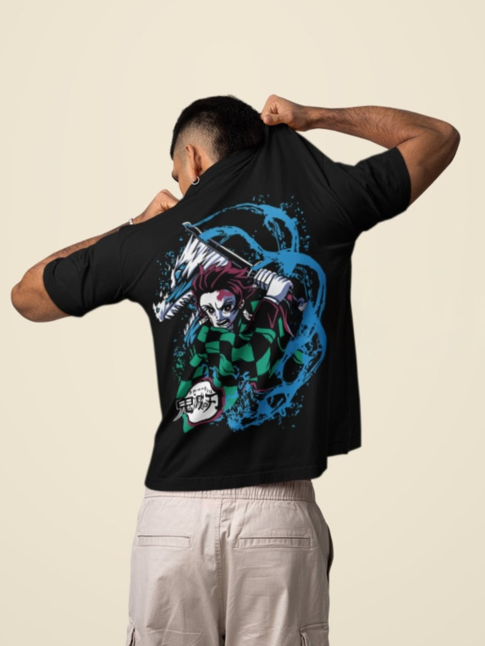 Tanjiro Water Breathing 220 GSM Oversized