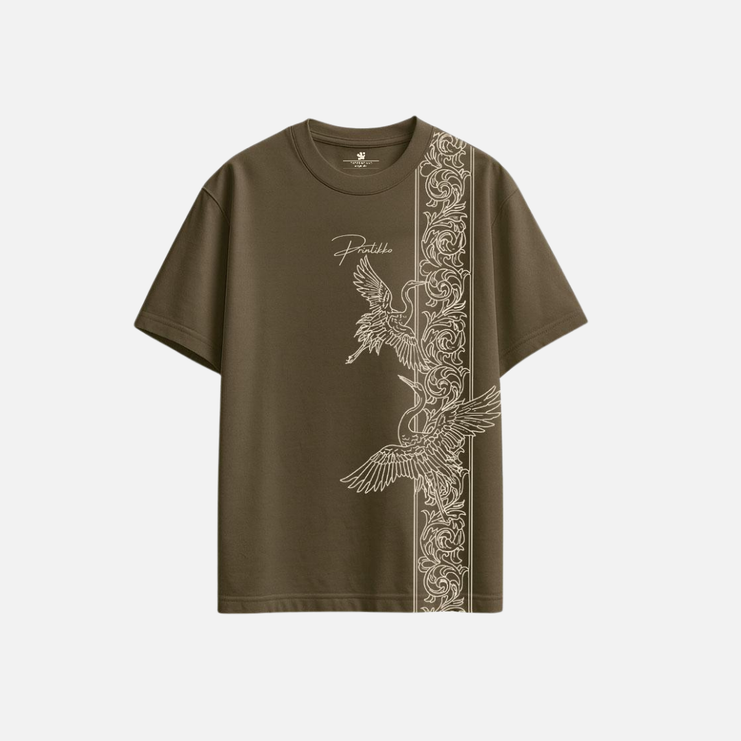 Crane & Columns Premium 220 & 240 GSM Tee