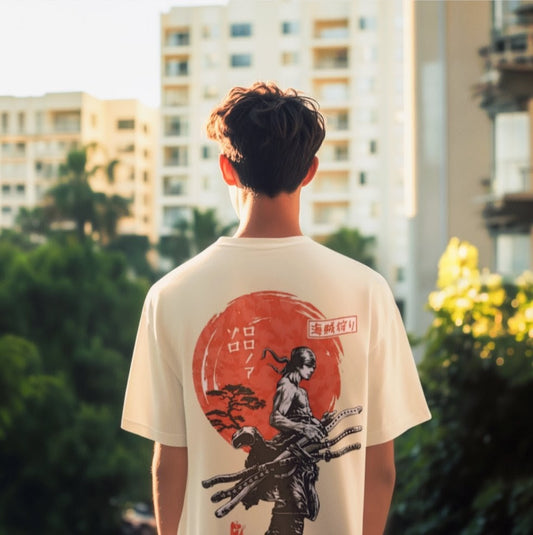 Premium Samurai Ink Art T-Shirt - 200 GSM, 100% Cotton