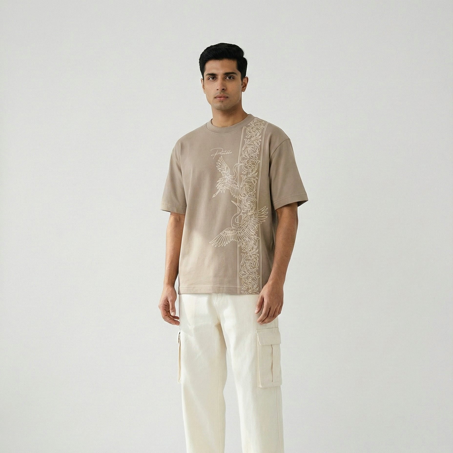 Crane & Columns Premium 220 & 240 GSM Tee