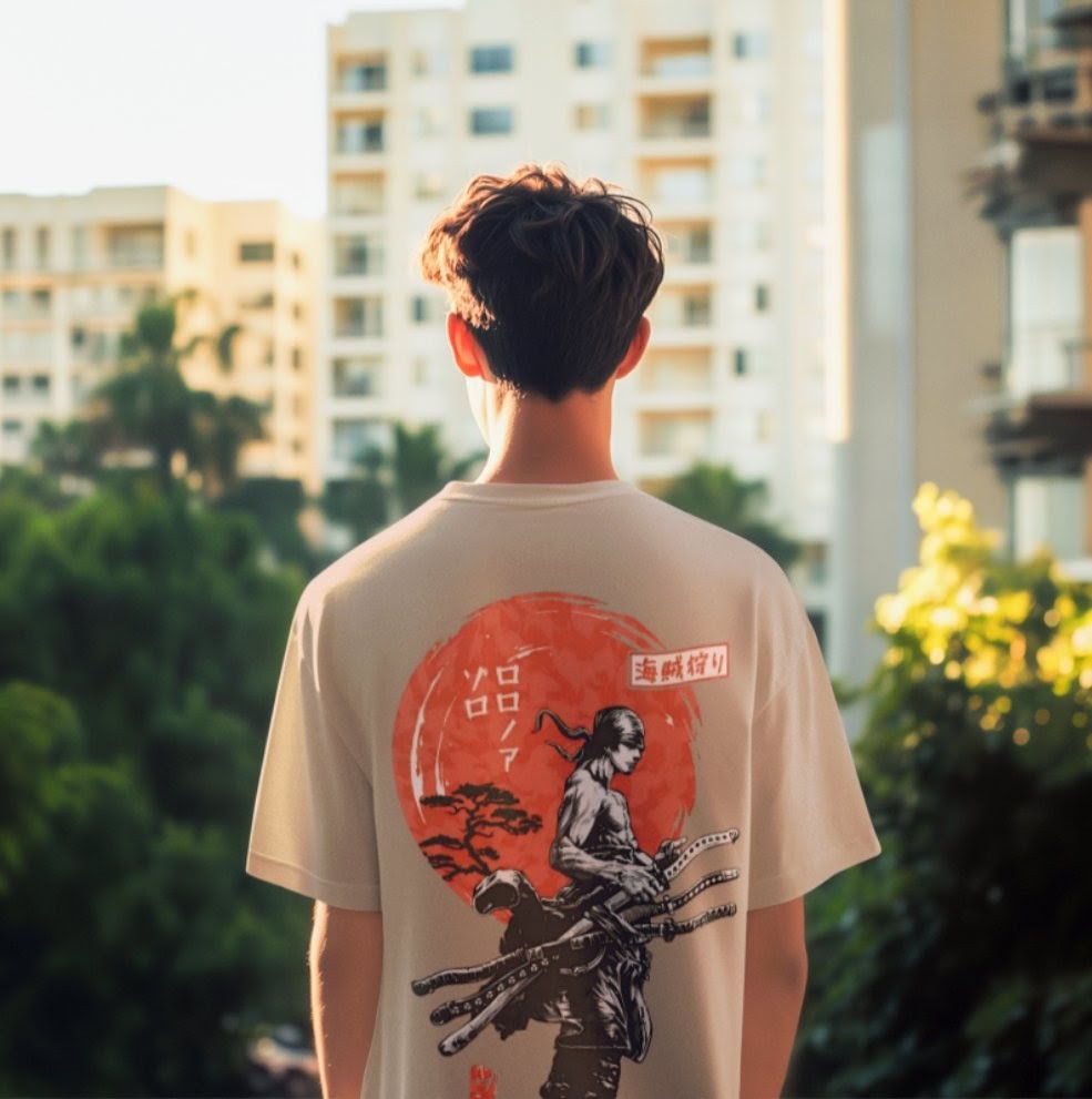 Premium Samurai Ink Art T-Shirt - 200 GSM, 100% Cotton