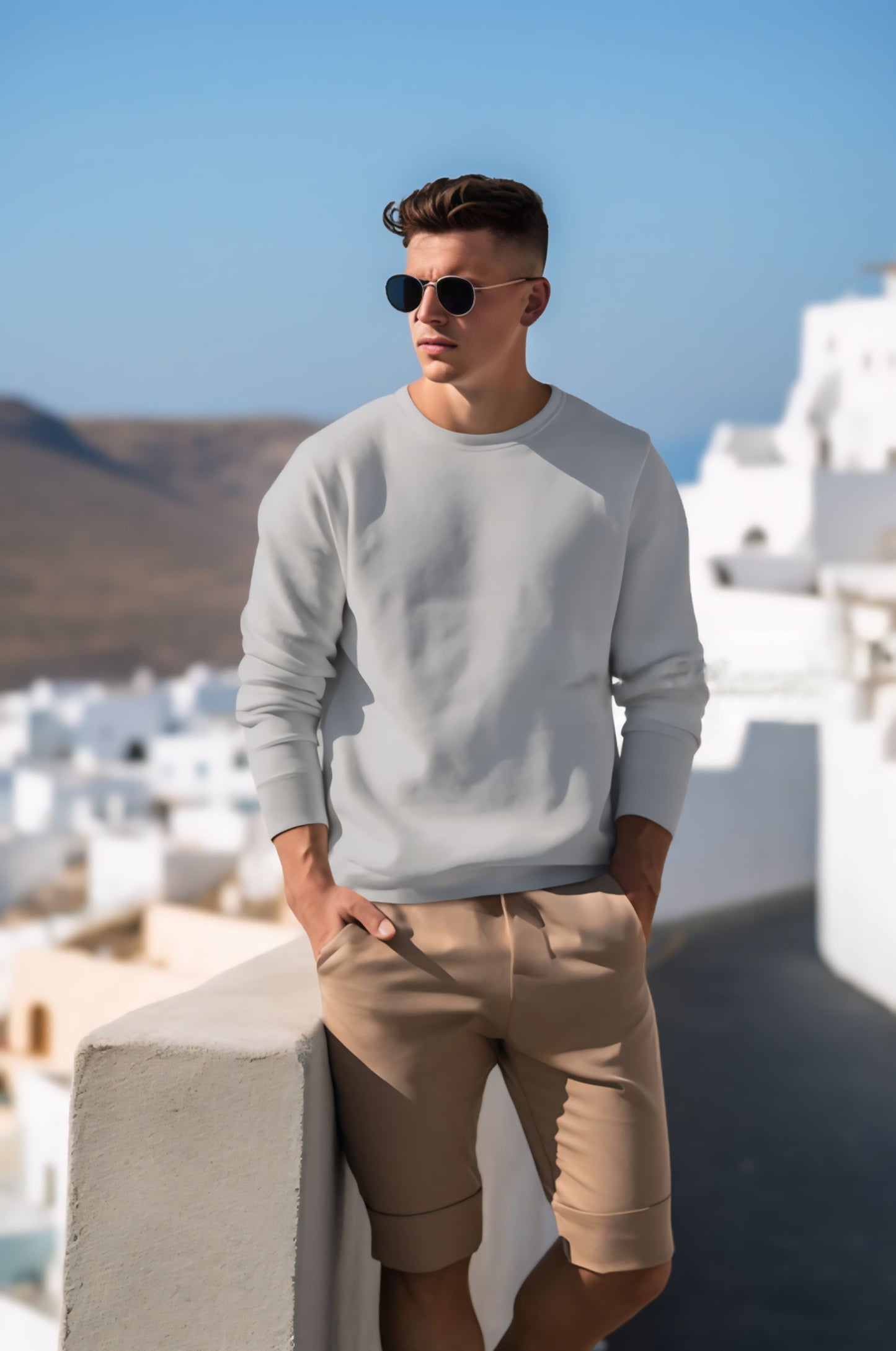 Sweatshirt 100% Cotton 300 GSM Ring Spun Super Combed | 6 colours |