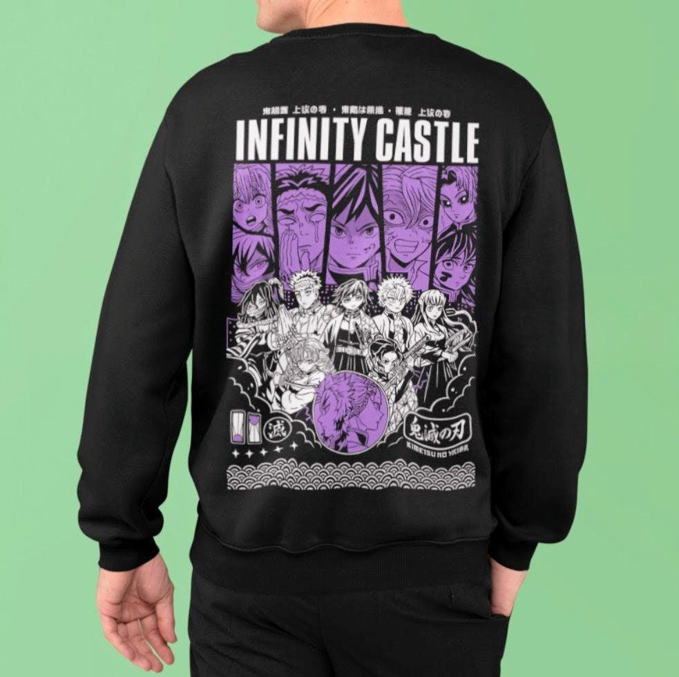Infinity Castle 350 GSM Oversized Tee