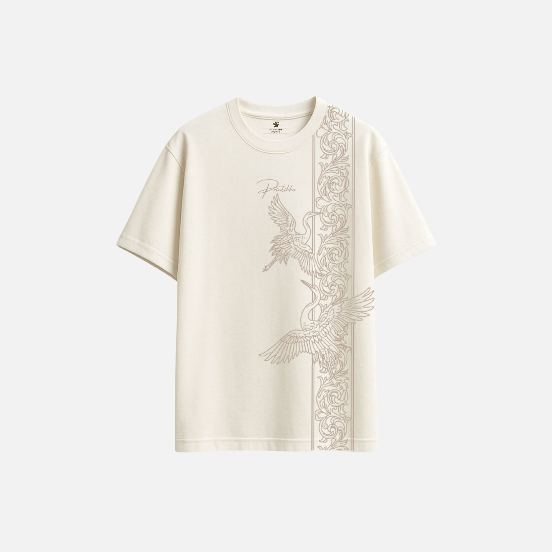 Crane & Columns Premium 220 & 240 GSM Tee