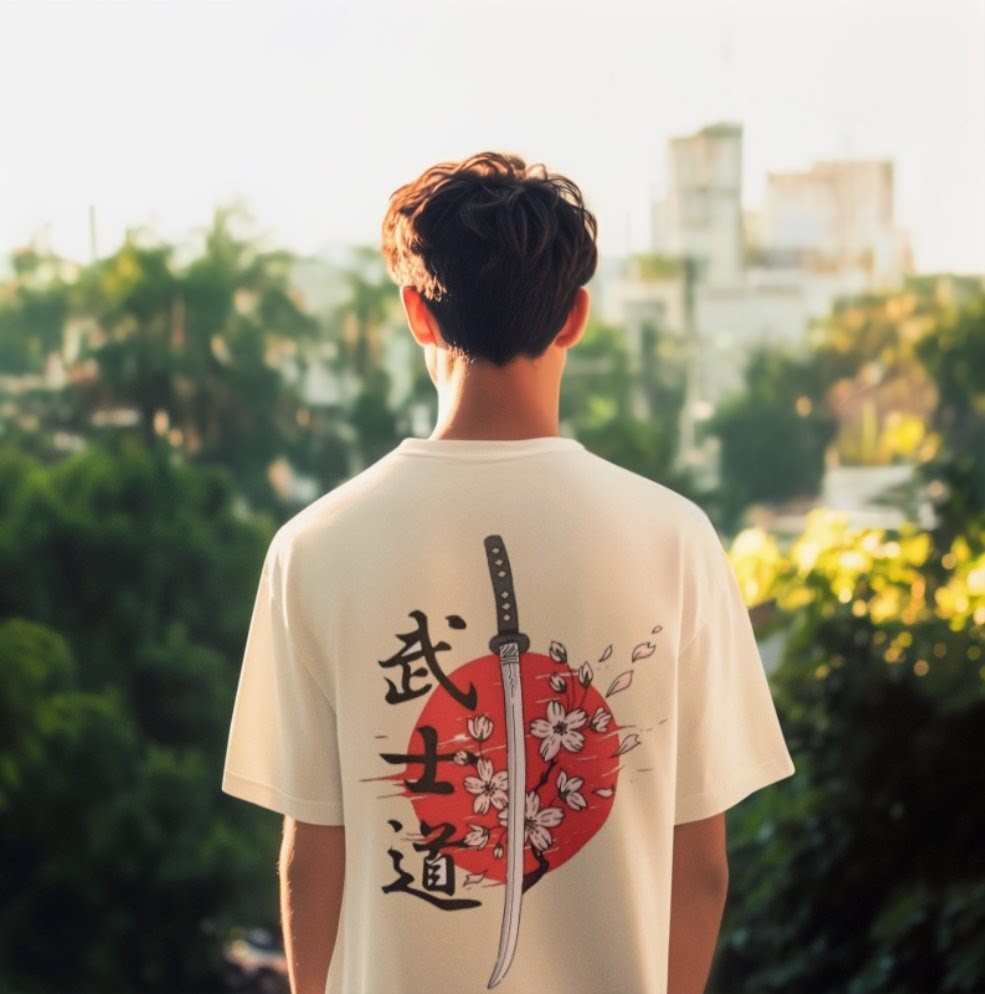 Bushido Spirit Oversized T-Shirt - 200GSM Cotton