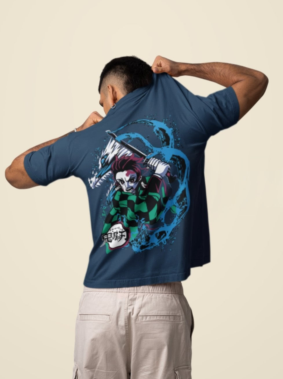 Tanjiro Water Breathing 220 GSM Oversized