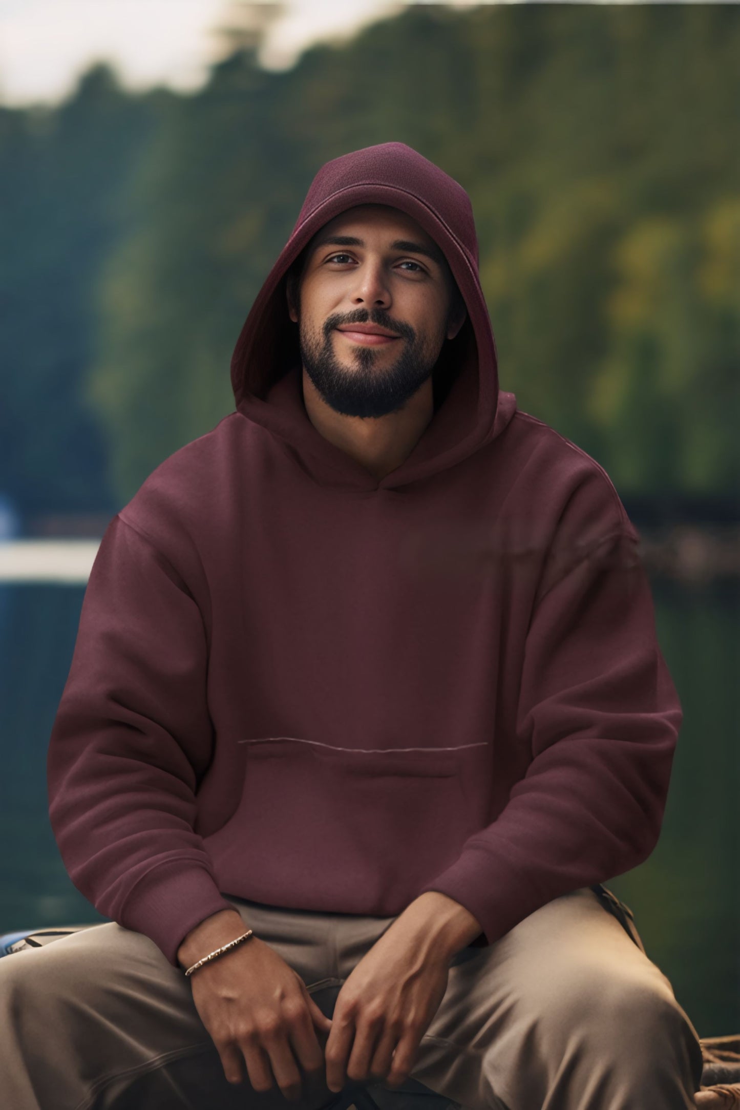 Premium 300 GSM Hoodie | 100% Ring-Spun Super Combed Cotton