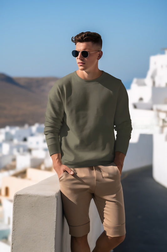 Sweatshirt 100% Cotton 300 GSM Ring Spun Super Combed | 6 colours |
